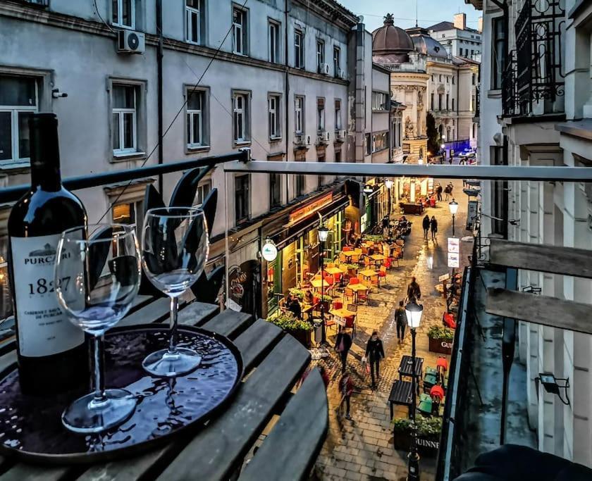 Central Double Studio With Amazing View Bucarest Exterior foto